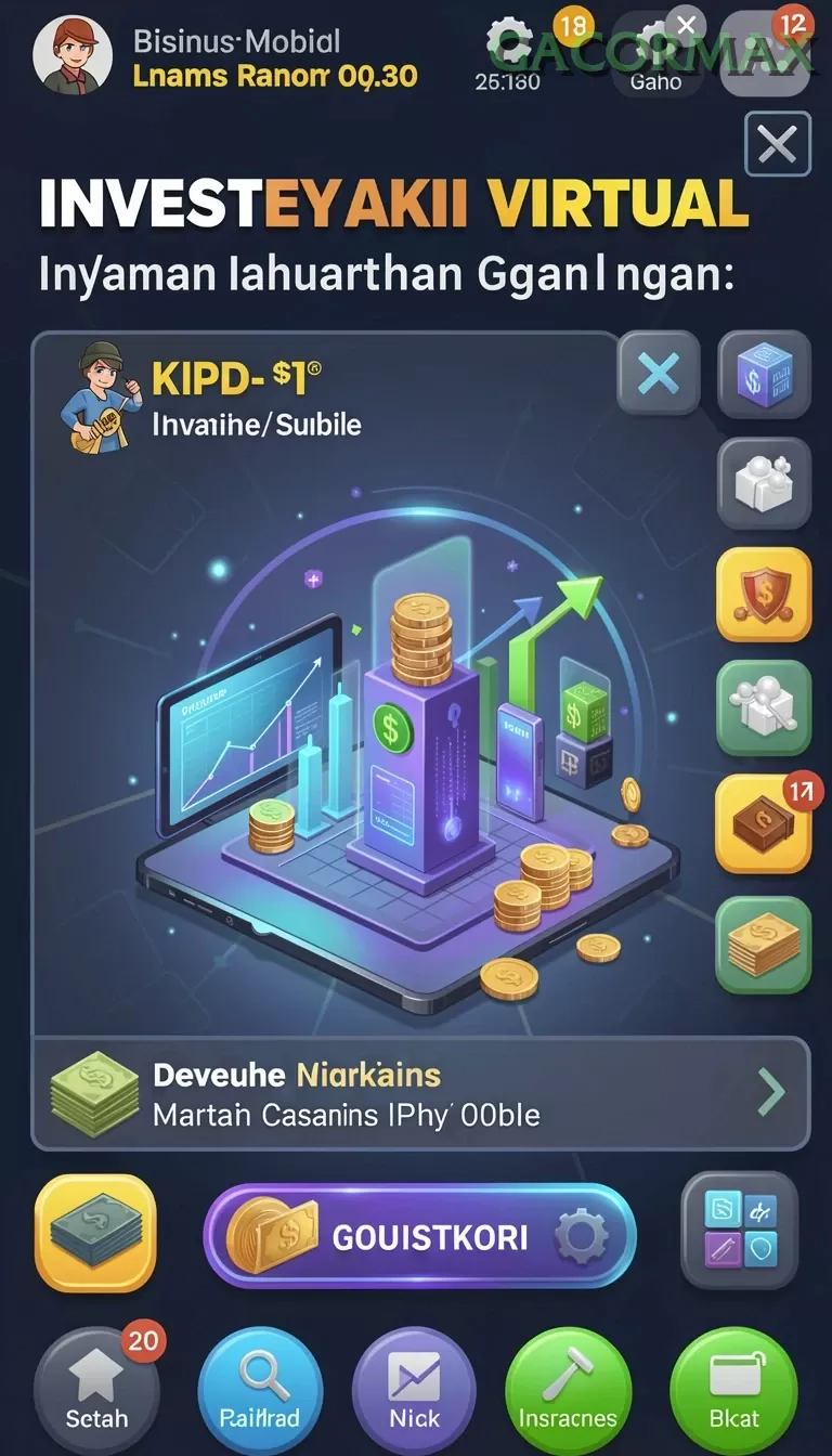 Cuplikan layar KASTOTO — menu navigasi