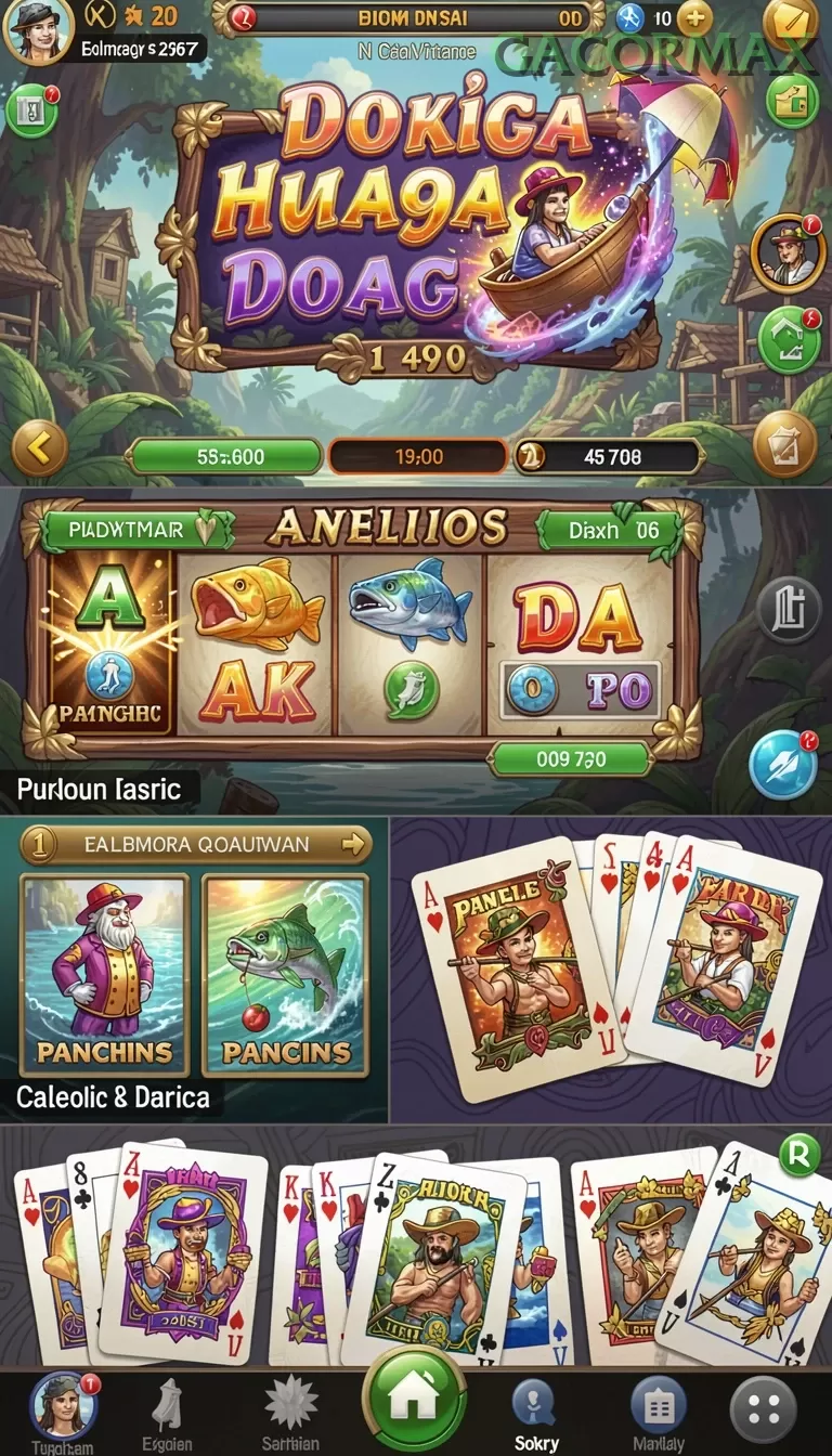 Cuplikan layar VIVATOGEL — menu navigasi